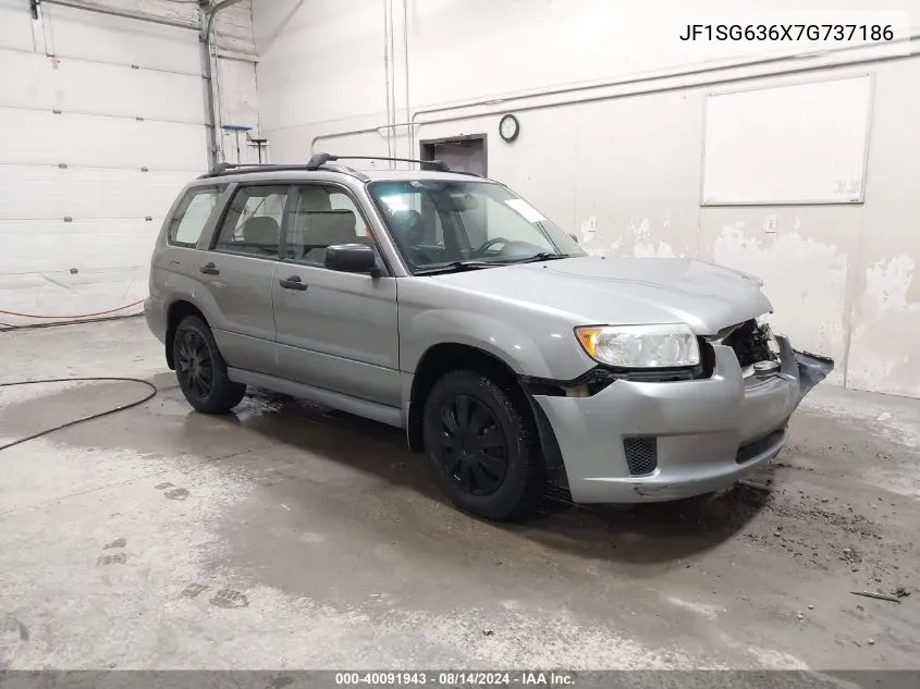 2007 Subaru Forester Sports 2.5X VIN: JF1SG636X7G737186 Lot: 40091943