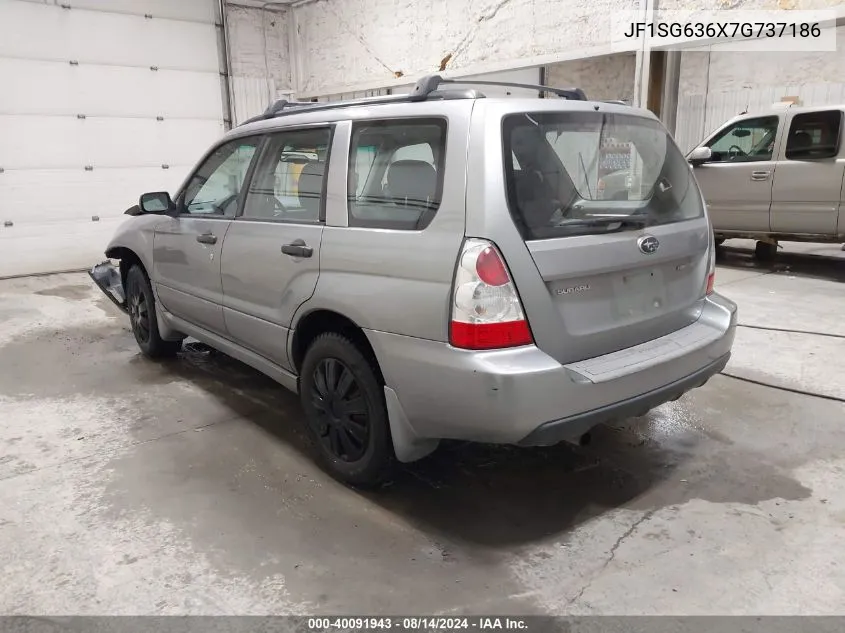 JF1SG636X7G737186 2007 Subaru Forester Sports 2.5X