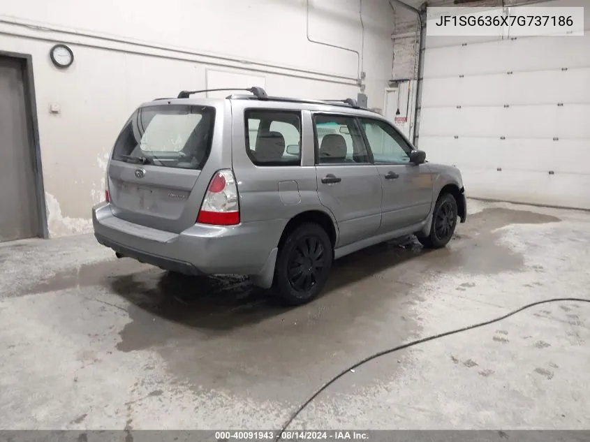 JF1SG636X7G737186 2007 Subaru Forester Sports 2.5X