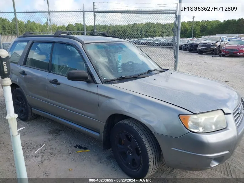 2007 Subaru Forester 2.5X VIN: JF1SG63627H712809 Lot: 40203655