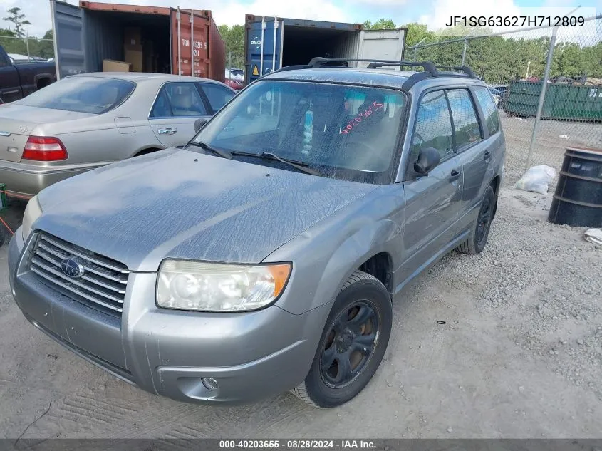 2007 Subaru Forester 2.5X VIN: JF1SG63627H712809 Lot: 40203655