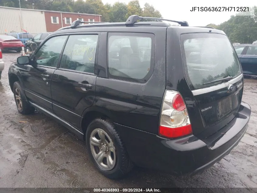 JF1SG63627H712521 2007 Subaru Forester 2.5X