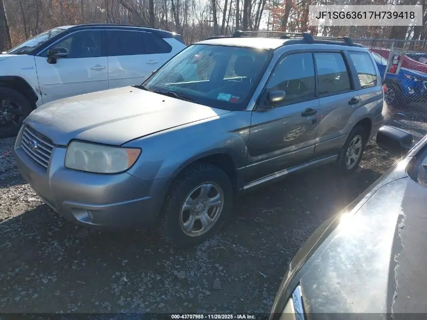 JF1SG63617H739418 2007 Subaru Forester 2.5X