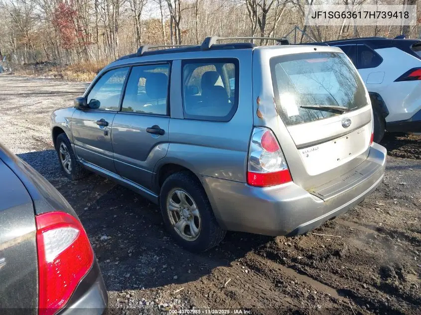 JF1SG63617H739418 2007 Subaru Forester 2.5X