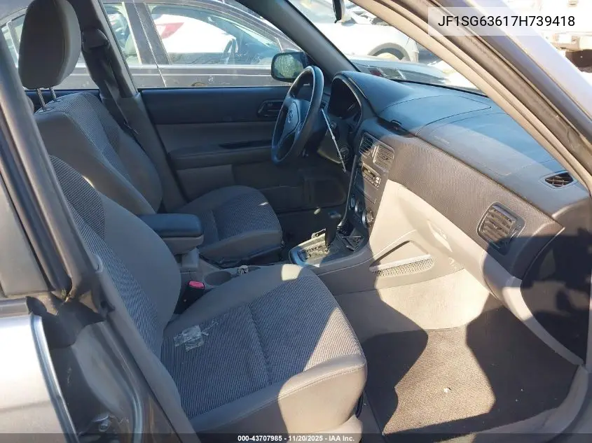 JF1SG63617H739418 2007 Subaru Forester 2.5X