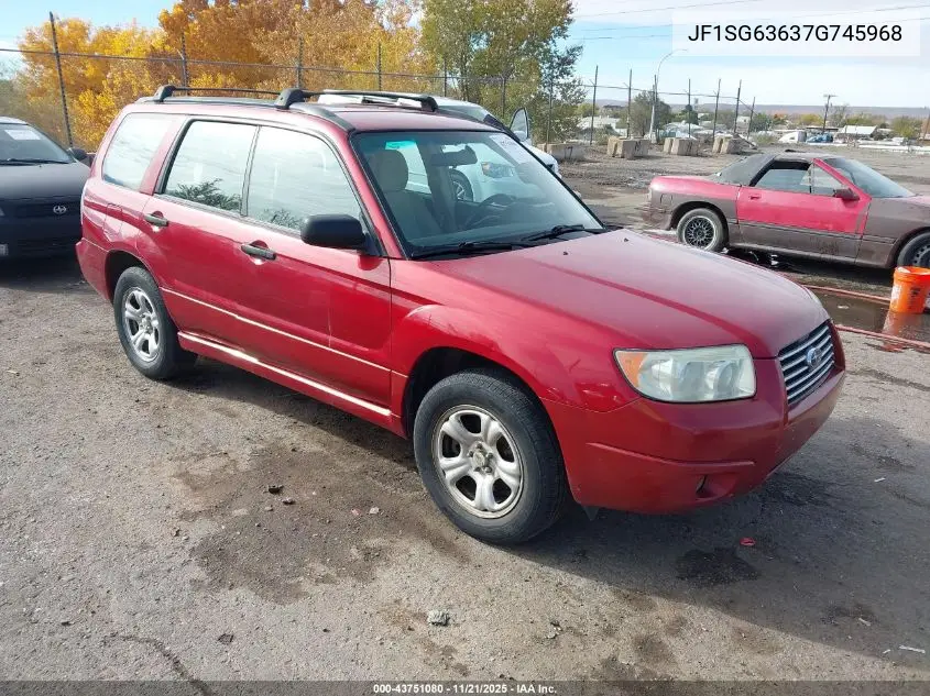 JF1SG63637G745968 2007 Subaru Forester 2.5X