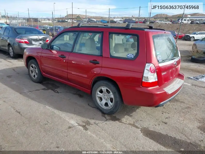 JF1SG63637G745968 2007 Subaru Forester 2.5X