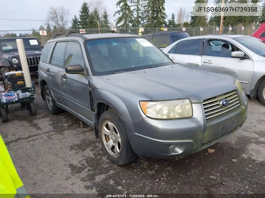 JF1SG63697H739358 2007 Subaru Forester 2.5X