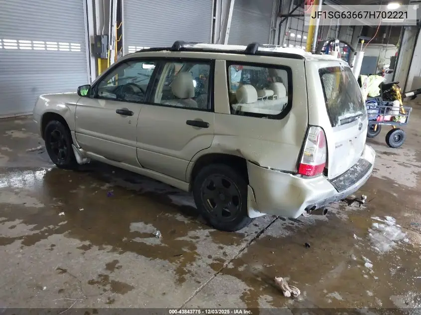 JF1SG63667H702221 2007 Subaru Forester 2.5X