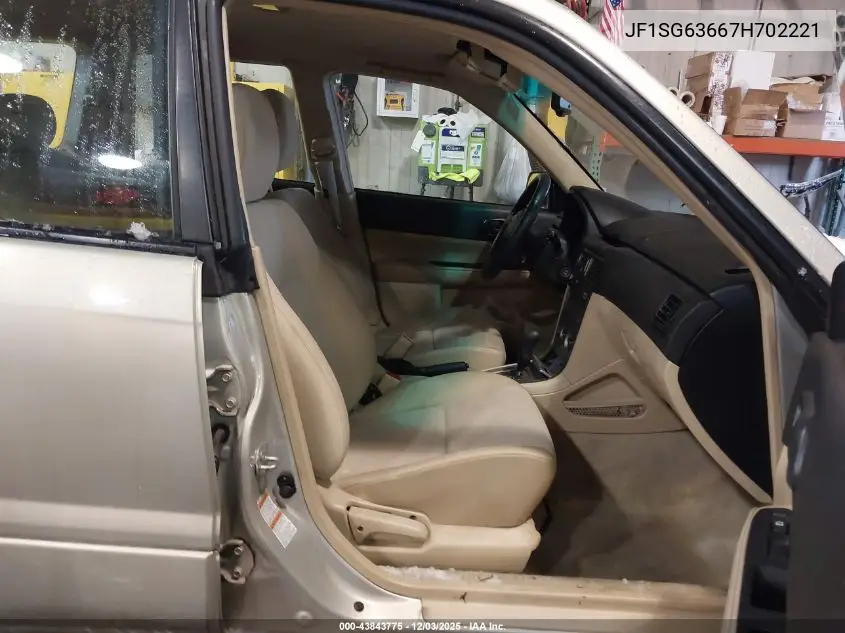 JF1SG63667H702221 2007 Subaru Forester 2.5X
