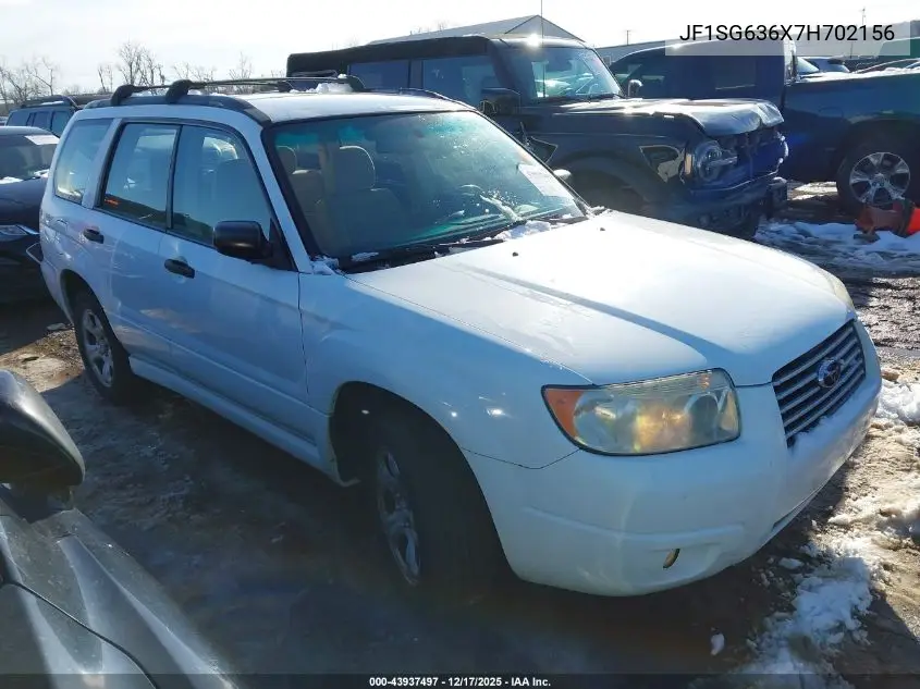 JF1SG636X7H702156 2007 Subaru Forester 2.5X