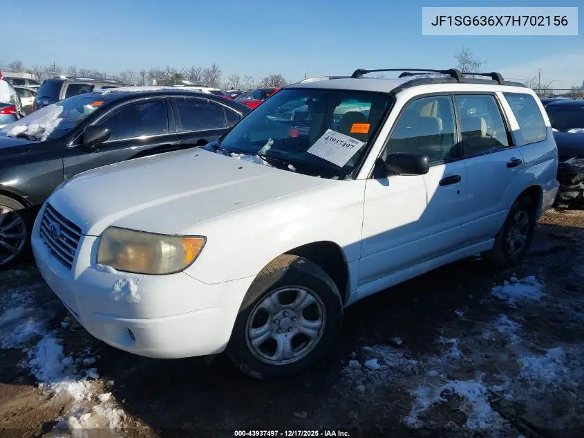 JF1SG636X7H702156 2007 Subaru Forester 2.5X