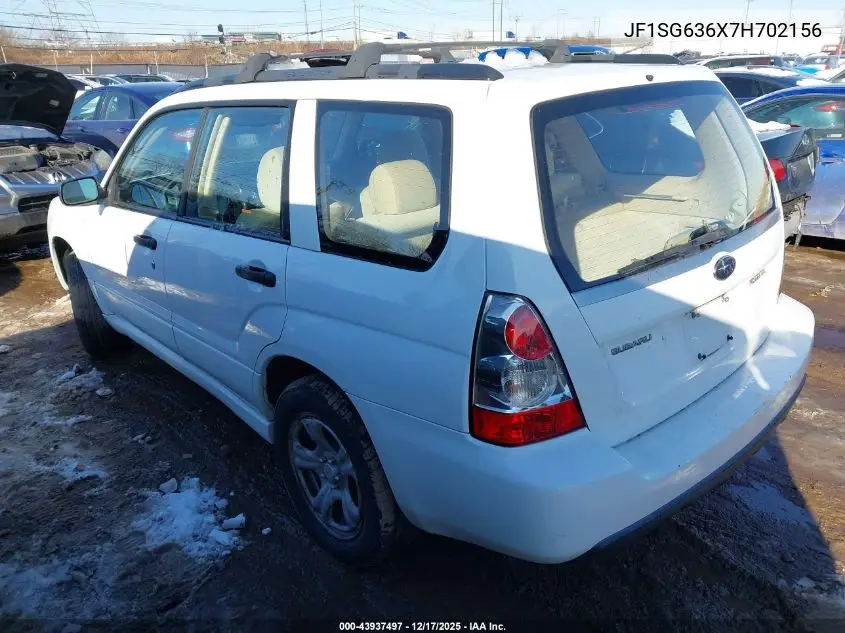 JF1SG636X7H702156 2007 Subaru Forester 2.5X