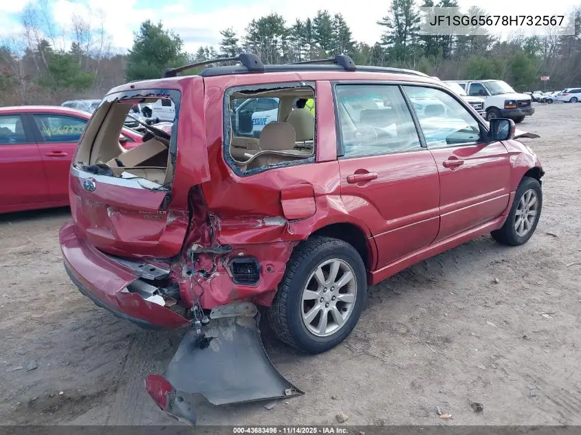 JF1SG65678H732567 2008 Subaru Forester 2.5X