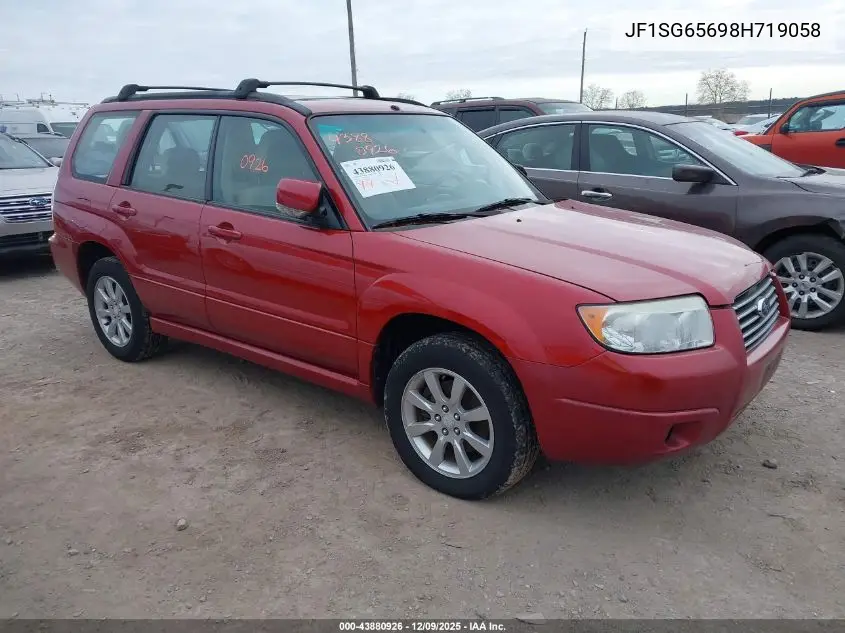 JF1SG65698H719058 2008 Subaru Forester 2.5X