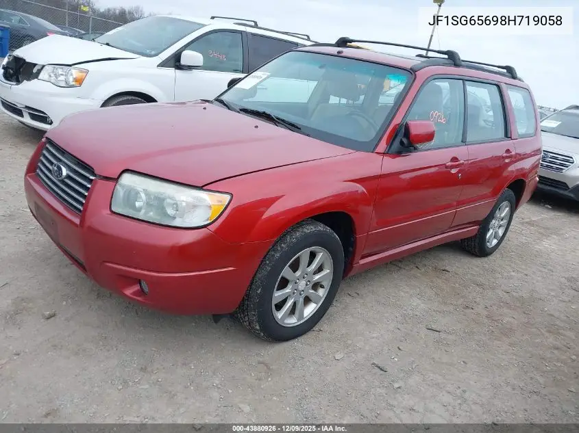 JF1SG65698H719058 2008 Subaru Forester 2.5X