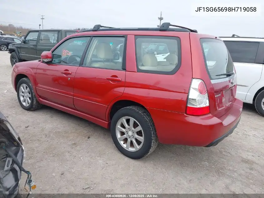 JF1SG65698H719058 2008 Subaru Forester 2.5X