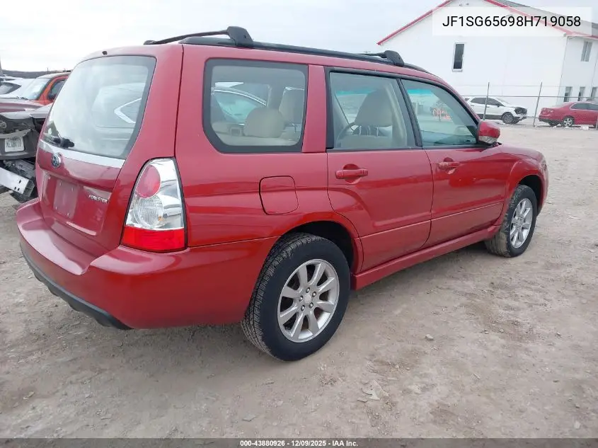 JF1SG65698H719058 2008 Subaru Forester 2.5X