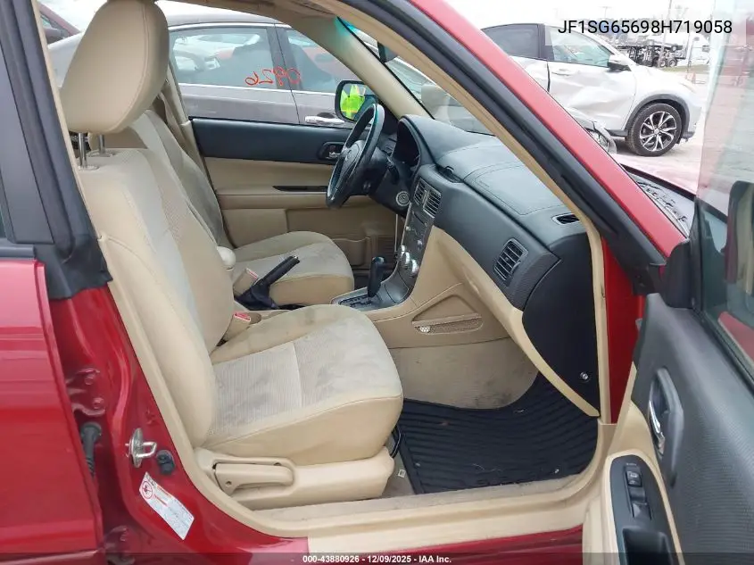 JF1SG65698H719058 2008 Subaru Forester 2.5X