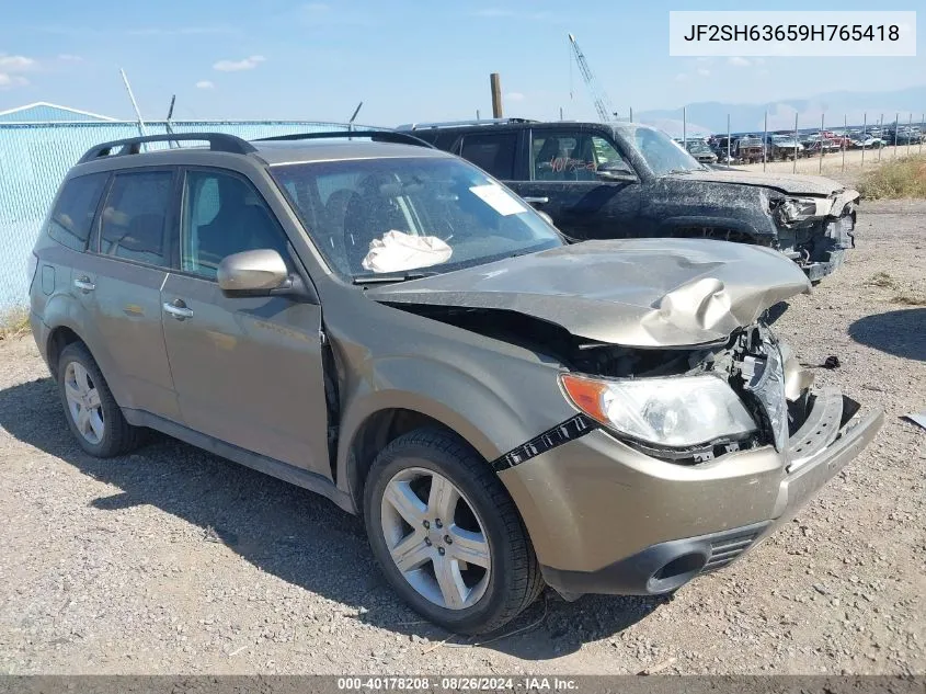 2009 Subaru Forester 2.5X VIN: JF2SH63659H765418 Lot: 40178208