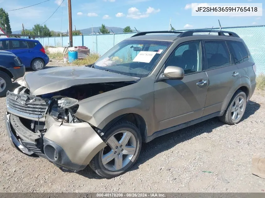 2009 Subaru Forester 2.5X VIN: JF2SH63659H765418 Lot: 40178208