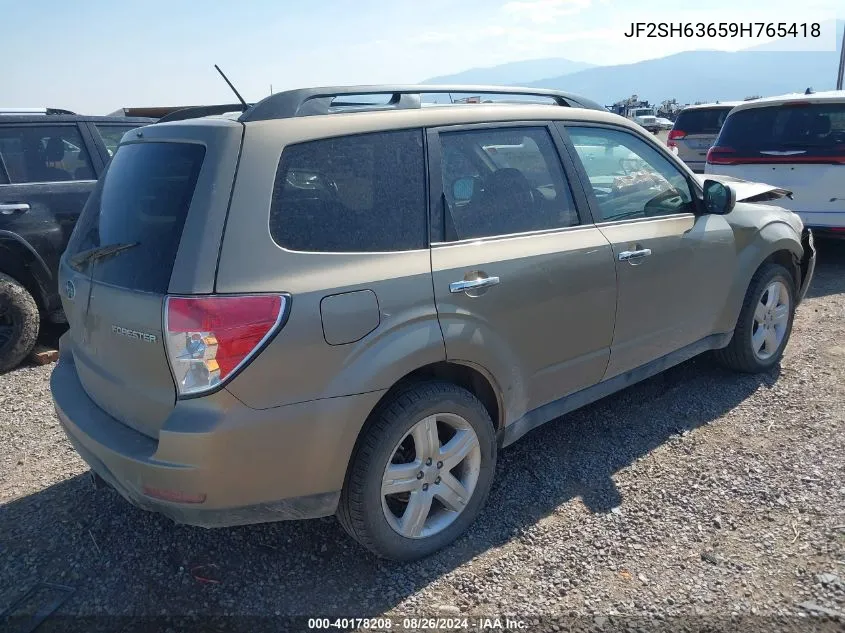 2009 Subaru Forester 2.5X VIN: JF2SH63659H765418 Lot: 40178208