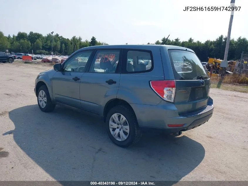 JF2SH61659H742997 2009 Subaru Forester 2.5X