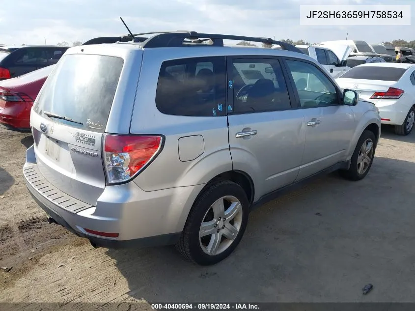 JF2SH63659H758534 2009 Subaru Forester 2.5X