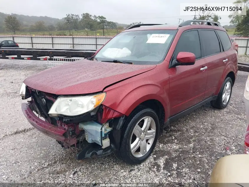JF2SH646X9H715094 2009 Subaru Forester 2.5X L.l. Bean Edition