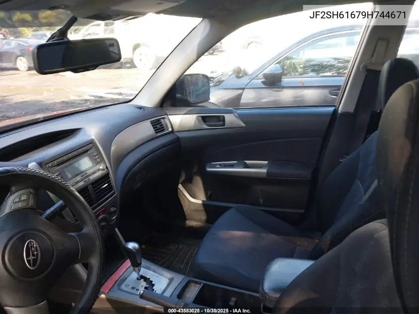 JF2SH61679H744671 2009 Subaru Forester 2.5X