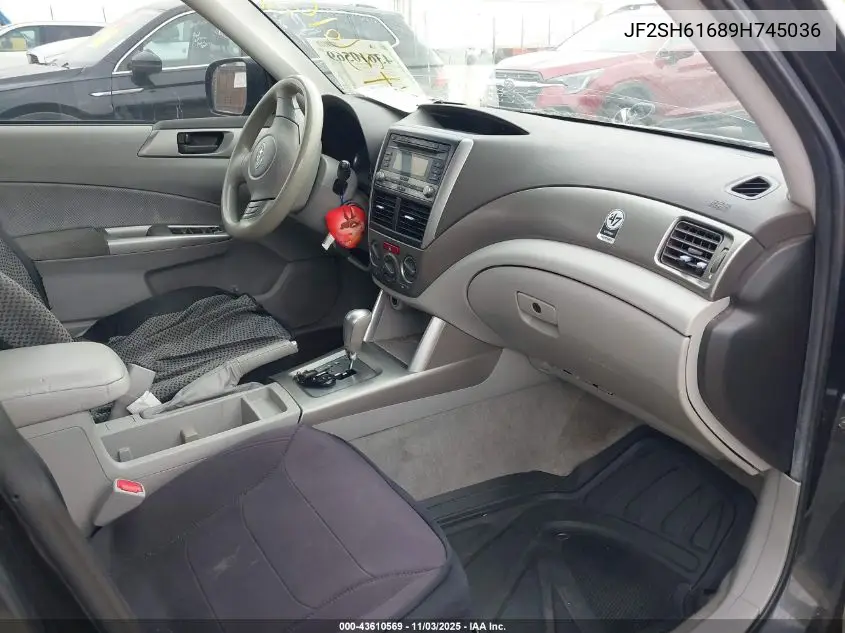JF2SH61689H745036 2009 Subaru Forester 2.5X