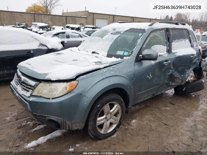 JF2SH63639H743028 2009 Subaru Forester 2.5X
