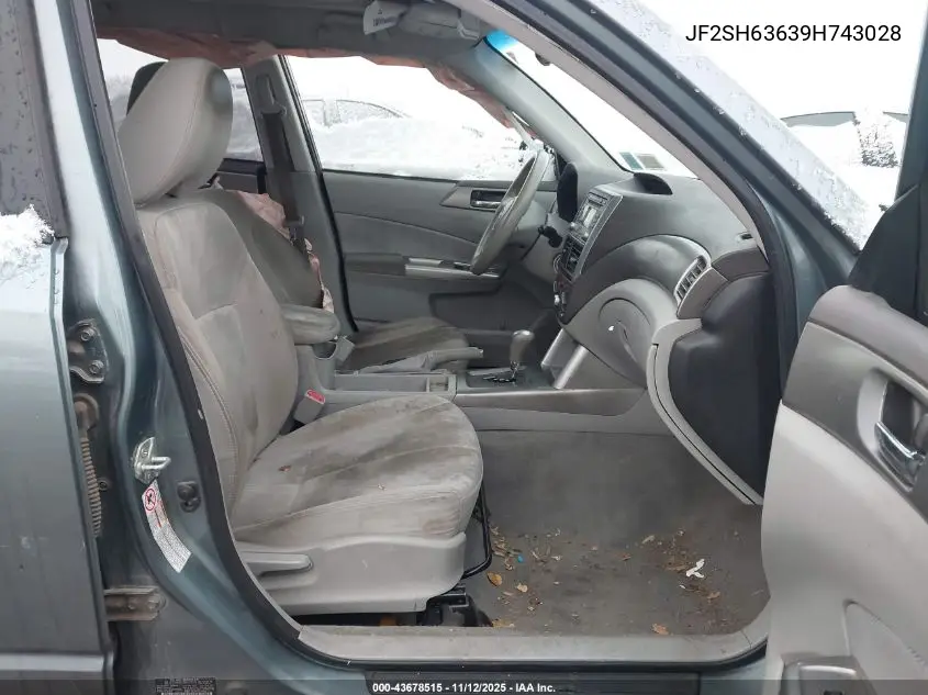 JF2SH63639H743028 2009 Subaru Forester 2.5X