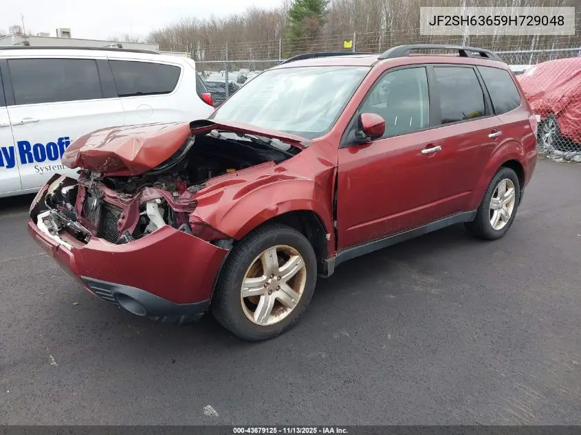 JF2SH63659H729048 2009 Subaru Forester 2.5X
