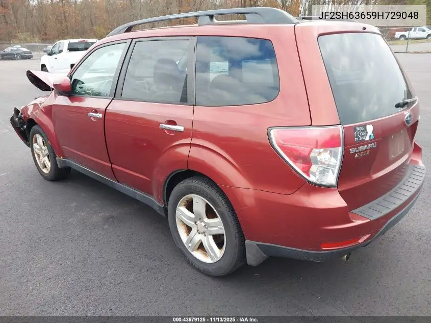 JF2SH63659H729048 2009 Subaru Forester 2.5X