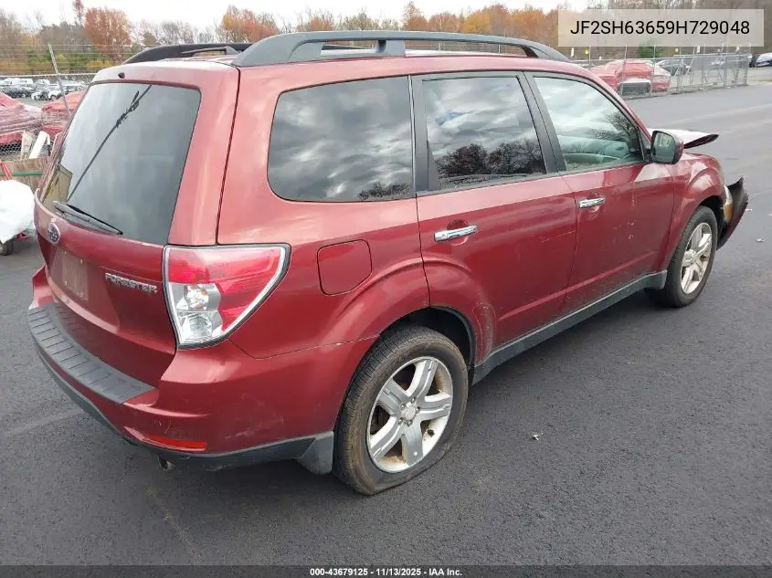 JF2SH63659H729048 2009 Subaru Forester 2.5X