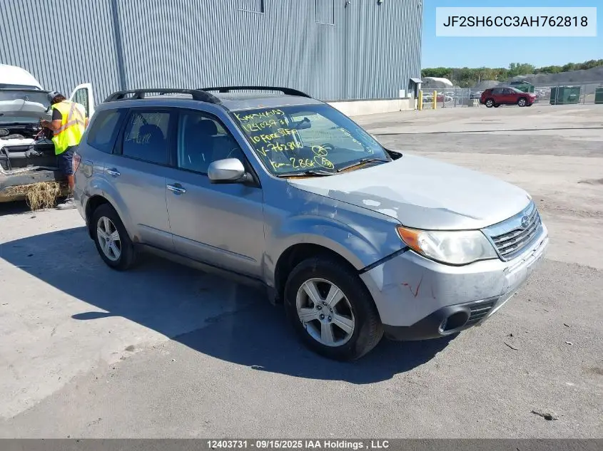 JF2SH6CC3AH762818 2010 Subaru Forester 2.5X Premium