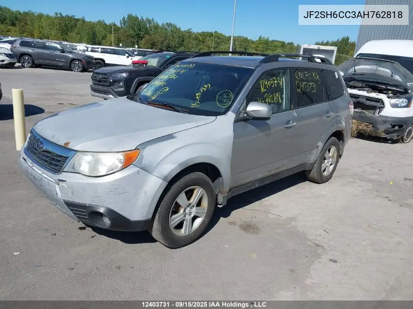 JF2SH6CC3AH762818 2010 Subaru Forester 2.5X Premium