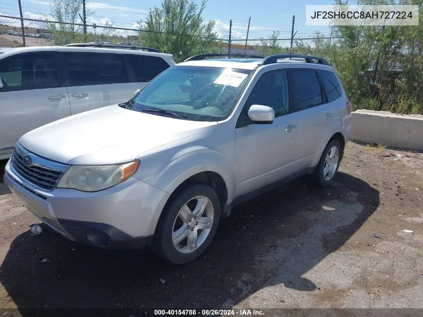 2010 Subaru Forester 2.5X Premium VIN: JF2SH6CC8AH727224 Lot: 40154788