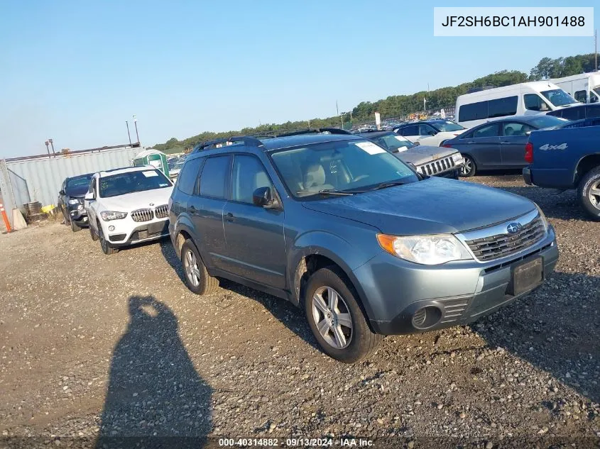 2010 Subaru Forester 2.5X VIN: JF2SH6BC1AH901488 Lot: 40314882