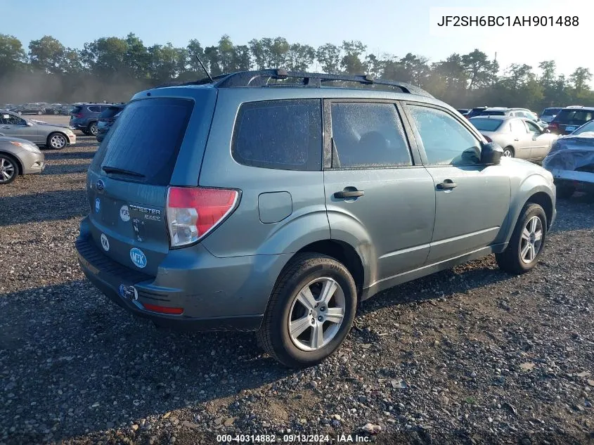 2010 Subaru Forester 2.5X VIN: JF2SH6BC1AH901488 Lot: 40314882