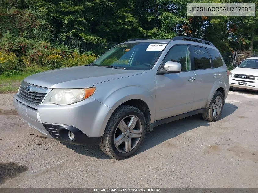 2010 Subaru Forester 2.5X Premium VIN: JF2SH6CC0AH747385 Lot: 40319496