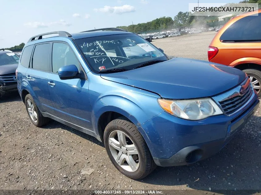 2010 Subaru Forester 2.5X Premium VIN: JF2SH6CCXAH773721 Lot: 40337245