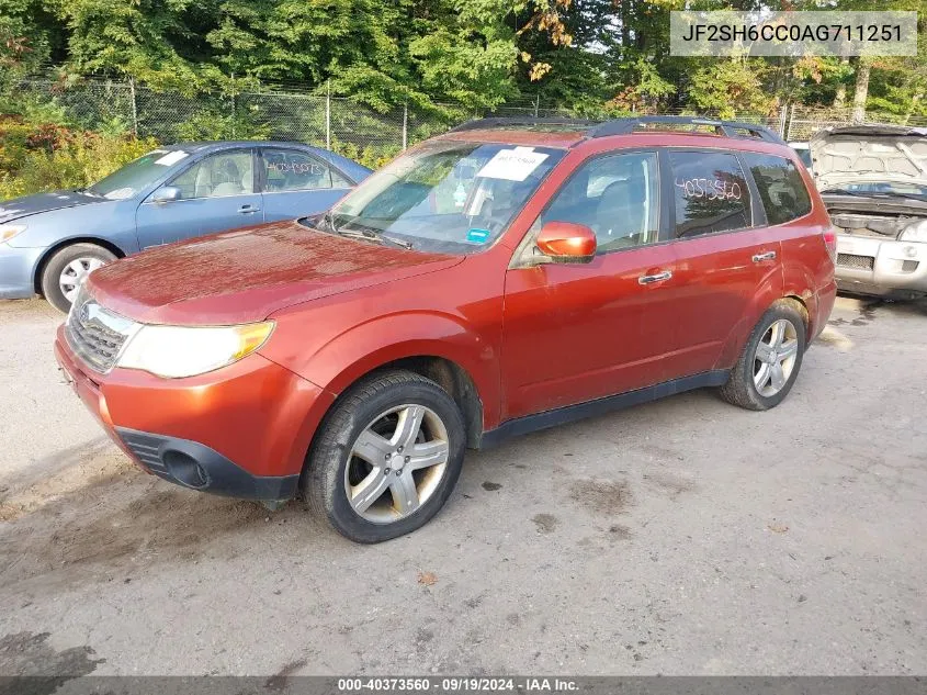 2010 Subaru Forester 2.5X Premium VIN: JF2SH6CC0AG711251 Lot: 40373560