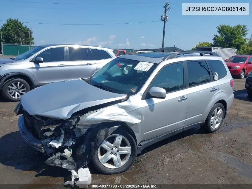 2010 Subaru Forester 2.5X Premium VIN: JF2SH6CC7AG806146 Lot: 40377790