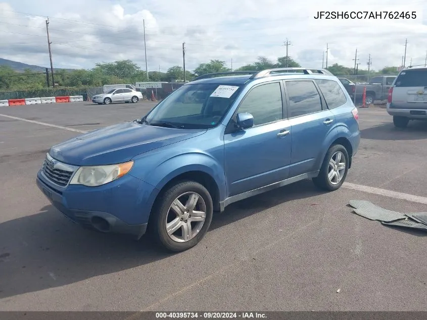 2010 Subaru Forester 2.5X Premium VIN: JF2SH6CC7AH762465 Lot: 40395734