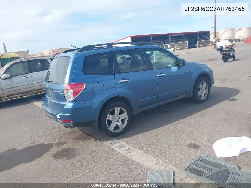 2010 Subaru Forester 2.5X Premium VIN: JF2SH6CC7AH762465 Lot: 40395734