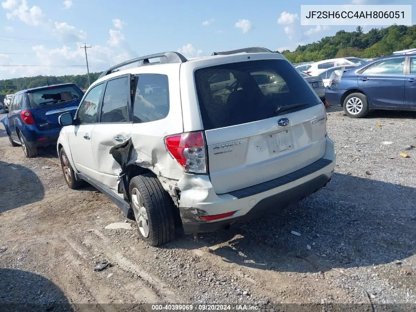 2010 Subaru Forester 2.5X Premium VIN: JF2SH6CC4AH806051 Lot: 40399069