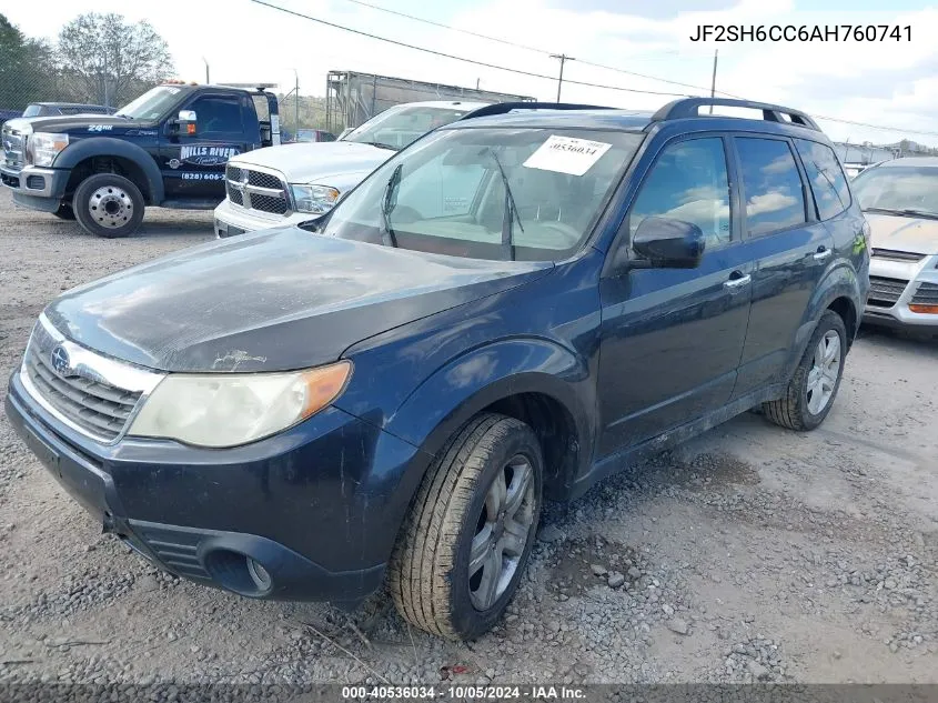 JF2SH6CC6AH760741 2010 Subaru Forester 2.5X Premium