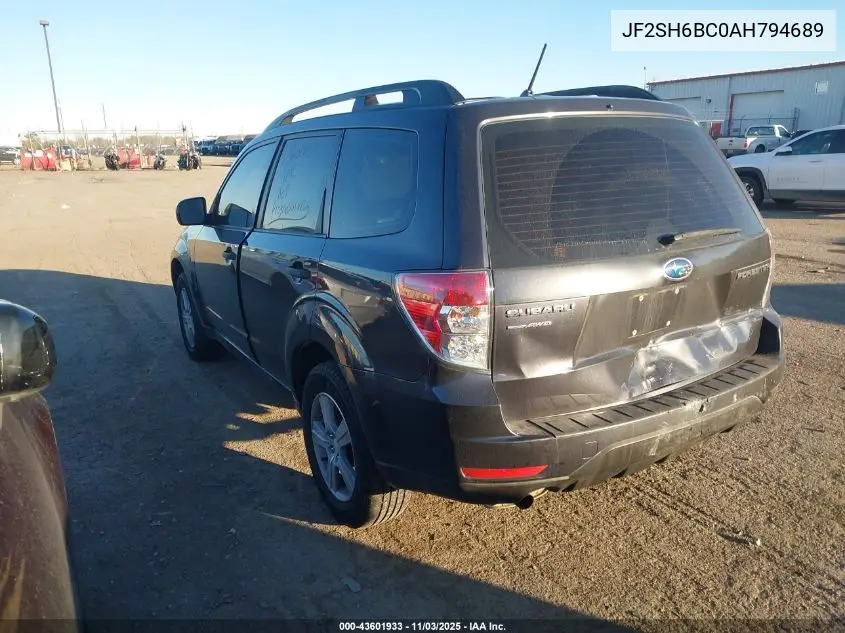 JF2SH6BC0AH794689 2010 Subaru Forester 2.5X